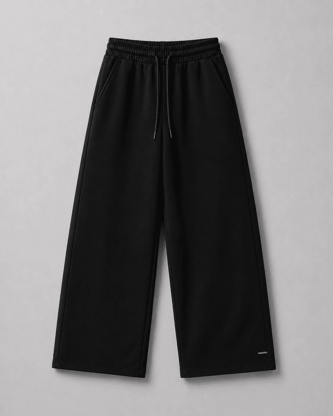FORM_01 relaxed wide-leg technical pant in BLACK_01